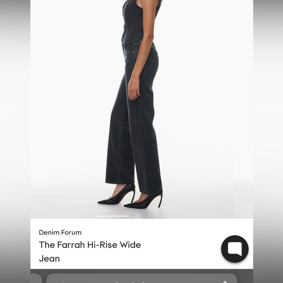 Denim Forum Jeans The Farrah from Aritzia Size 29 - Picture 4 of 4